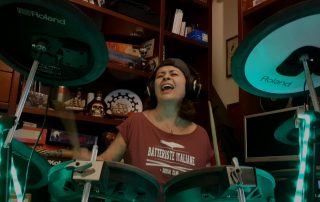 Simonetta alla batteria